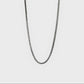 Cuban 4mm- 18k White Gold Chain