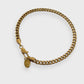 Cuban 4mm- 18K Yellow Gold Bracelet