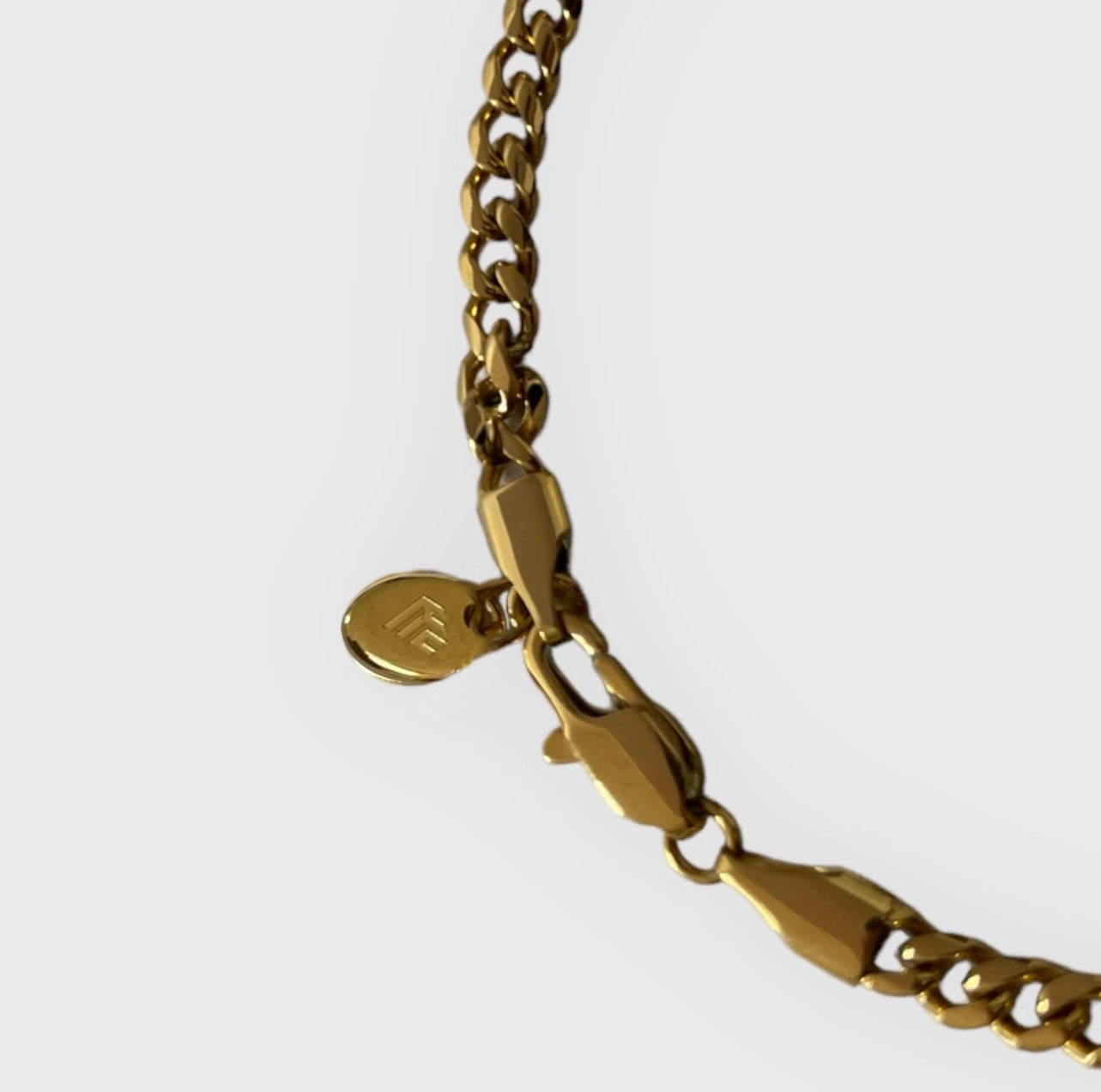 Cuban 4mm- 18K Yellow Gold Bracelet