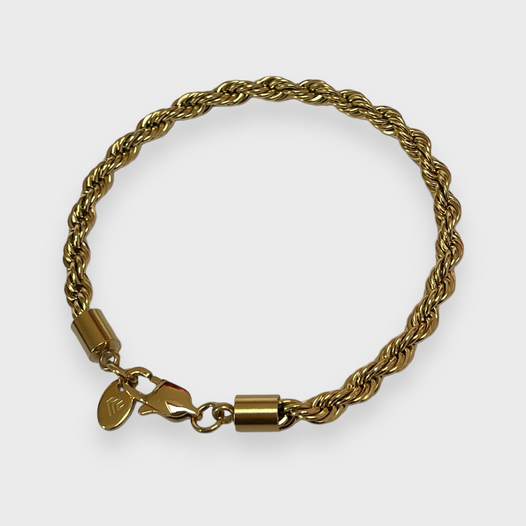 Rope Bracelet - 18k Yellow Gold