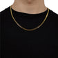 Cuban 4mm- 18K Yellow Gold Chain