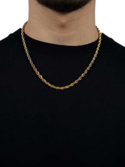 Rope 5mm -18k Gold Chain