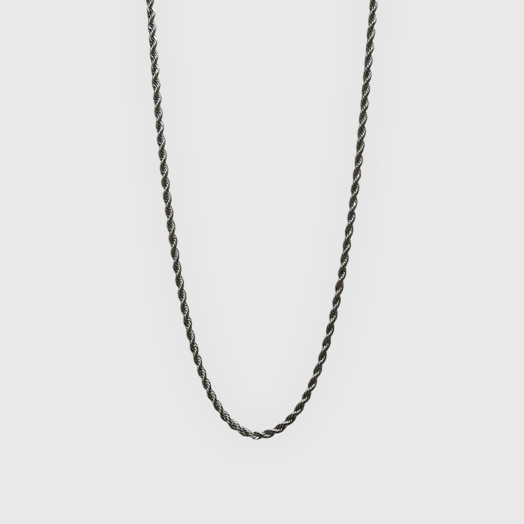 Rope 3mm - 18k White Gold Chain