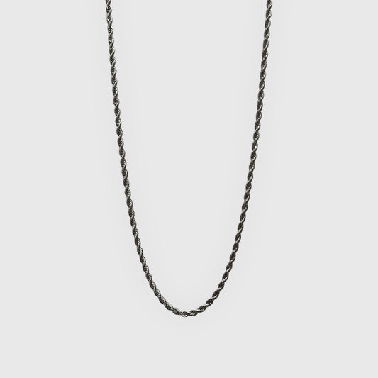 Rope 3mm - 18k White Gold Chain