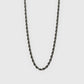 Rope 5mm- 18k White Gold Chain