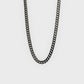 Cuban 8mm- 18k White Gold Chain