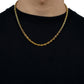 Rope 3mm- 18k Yellow Gold Chain